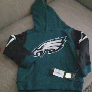 Kids 4t NFL Eagles footballs hoodie